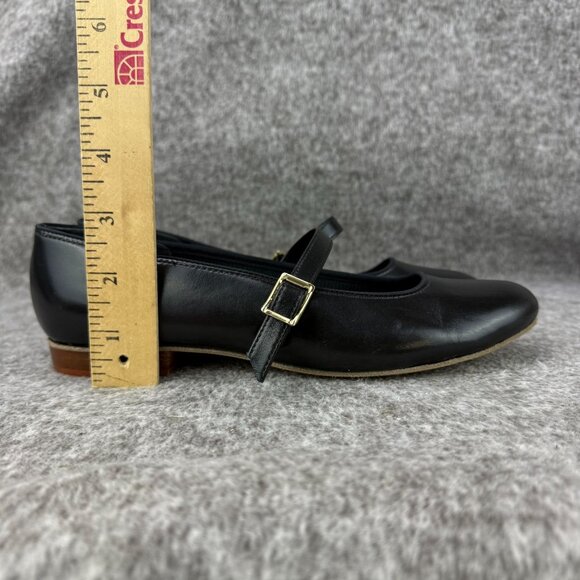 ✅Womens 6.5M Tic-Tac-Toes Black Mary Jane Dance Shoes Strapped Ballroom Dancing - Picture 7 of 13